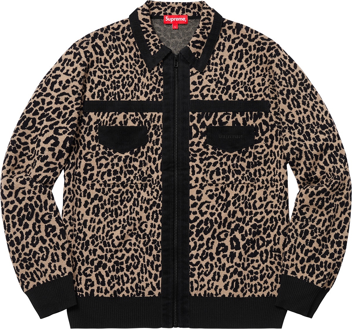 Corduroy Detailed Zip Sweater view 3